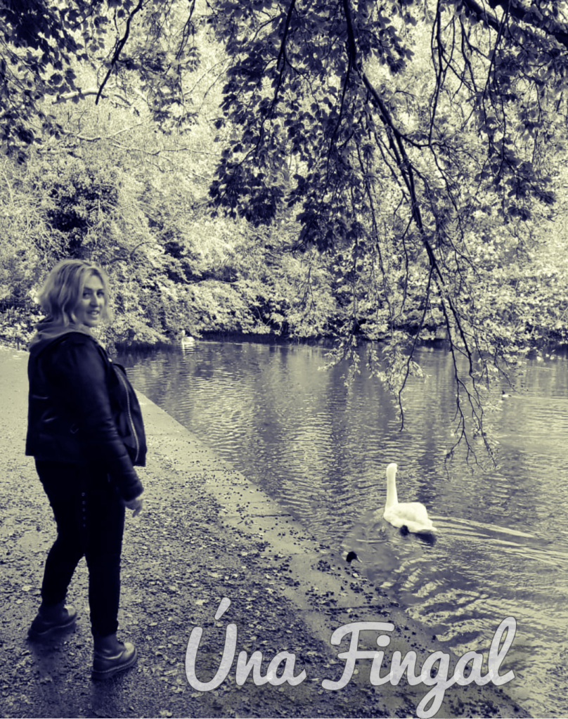 Úna Fingal en St Stephen's Green. Dublin. 21.10.22
